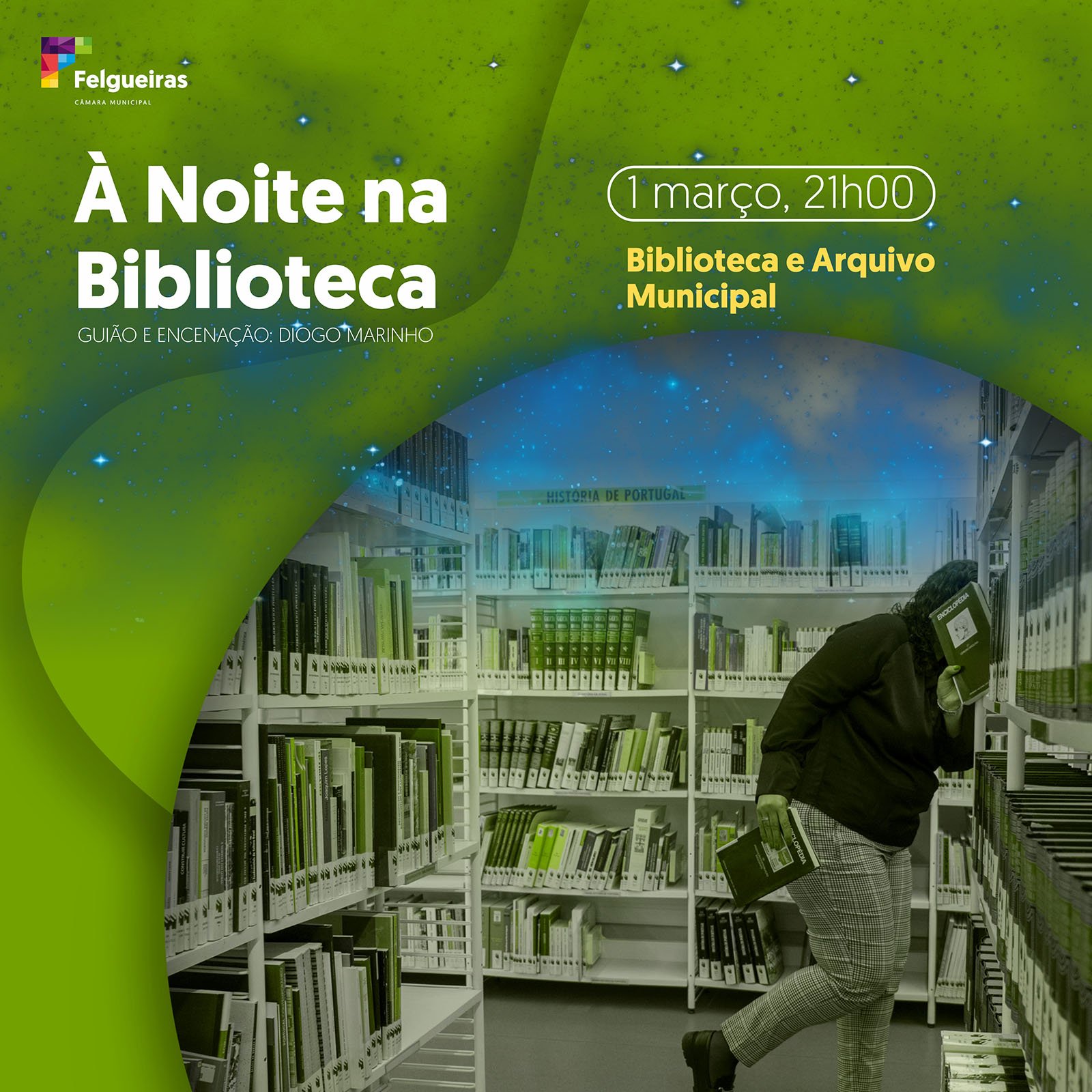 A Noite na Biblioteca - 1 Marco - Felgueiras