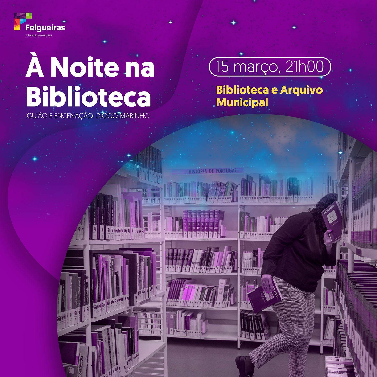 A Noite na Biblioteca - 15 Marco - Felgueiras