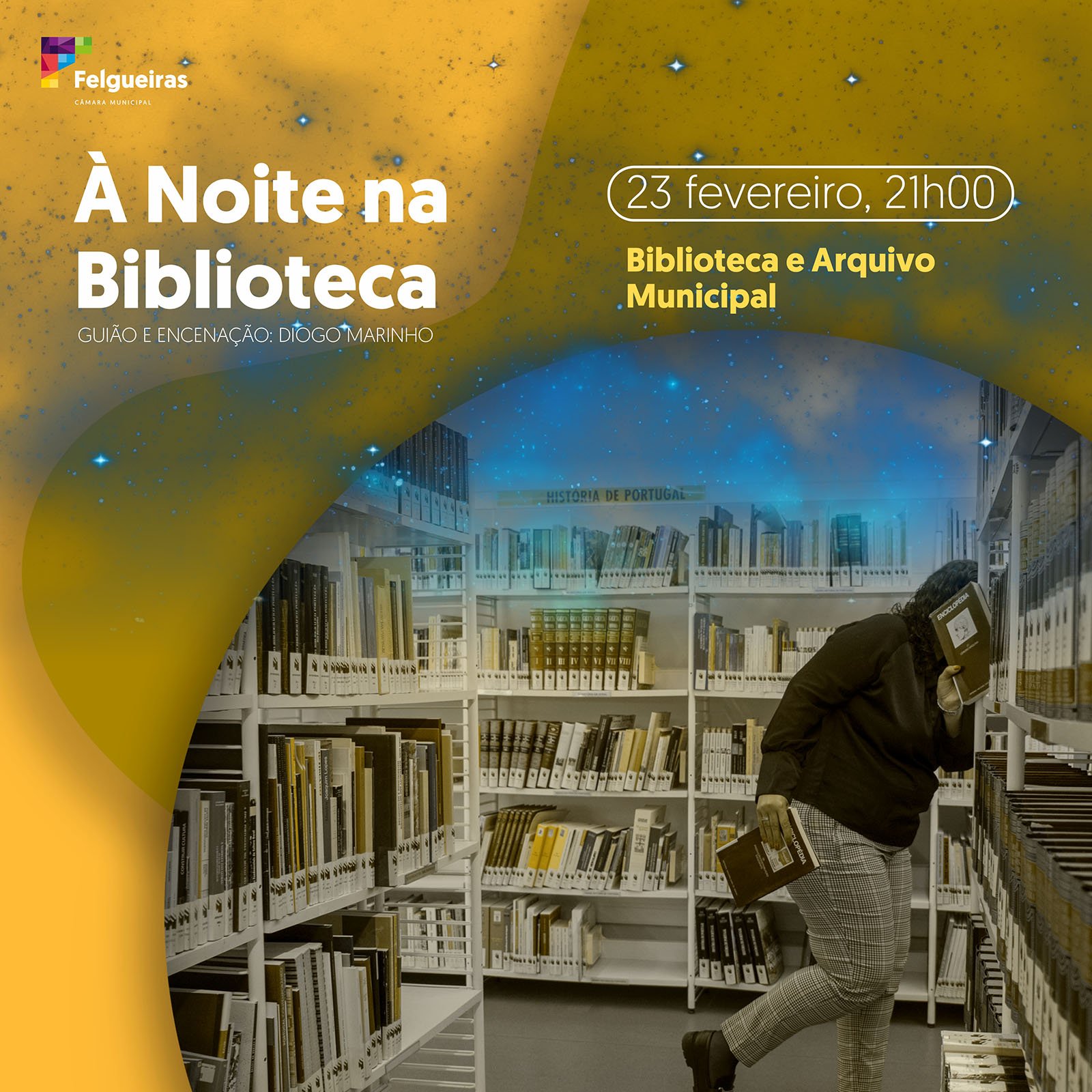 A Noite na Biblioteca - 23 Fevereiro - Felgueiras
