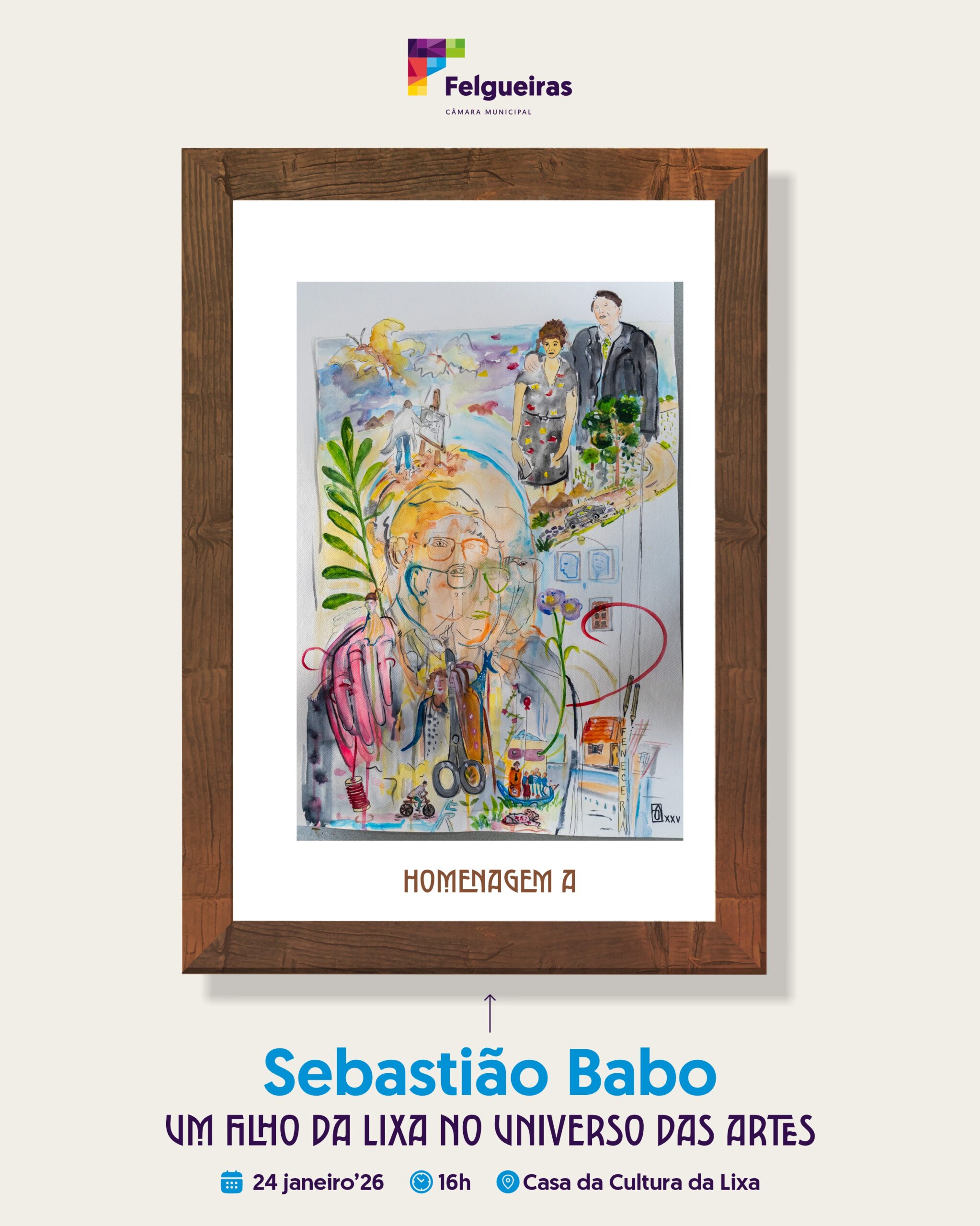 Sebastião Babo – um filho da Lixa no universo das artes